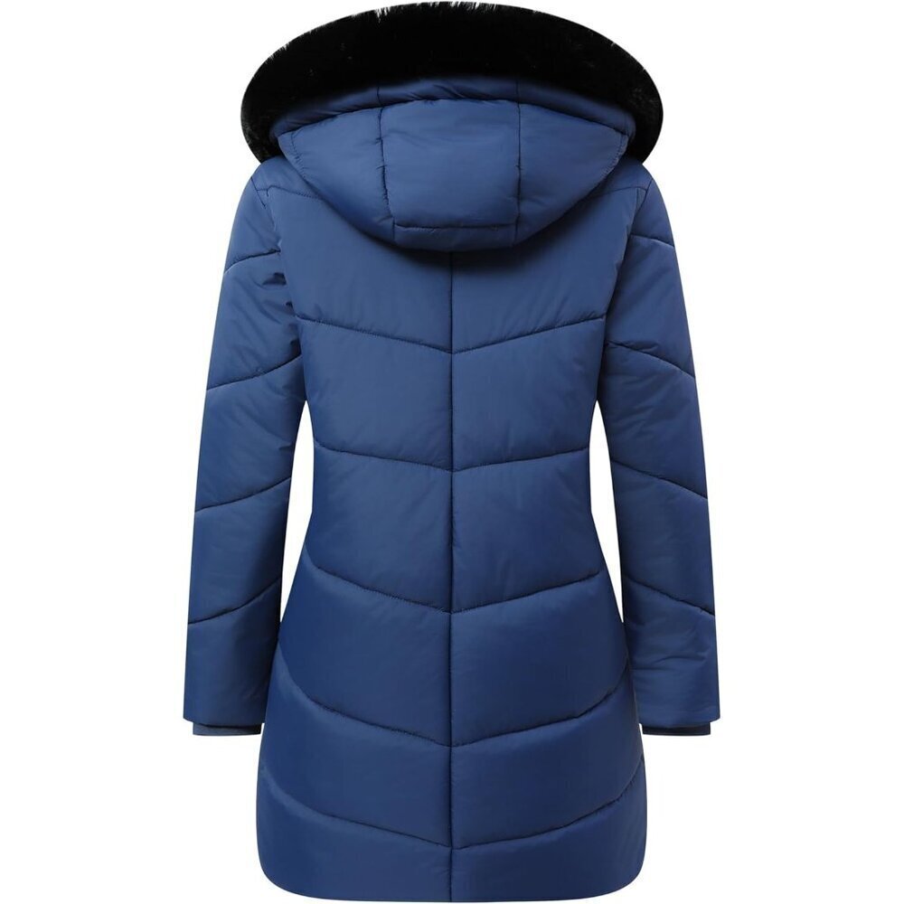 Women's Waterproof Winter Warm Down Coat | Windproof Puffer Jacket with Detachab - Picture 2 of 6